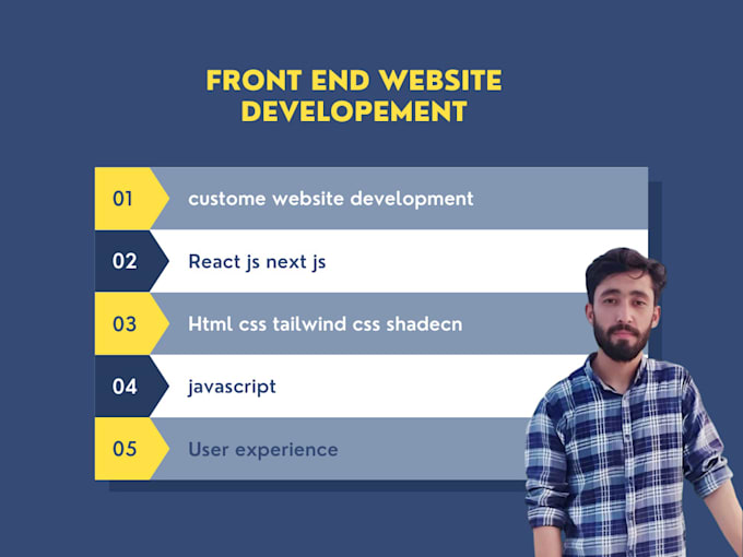 Gig Preview - Be your front end web developer nextjs reactjs tailwind HTML CSS