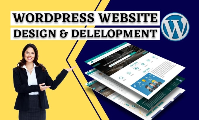 Gig Preview - Do responsive custom wordpress website, landing page design