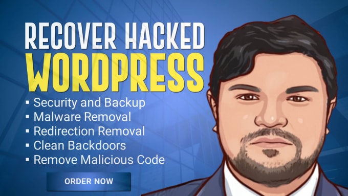 Gig Preview - Clean malware recover hacked wordpress website,