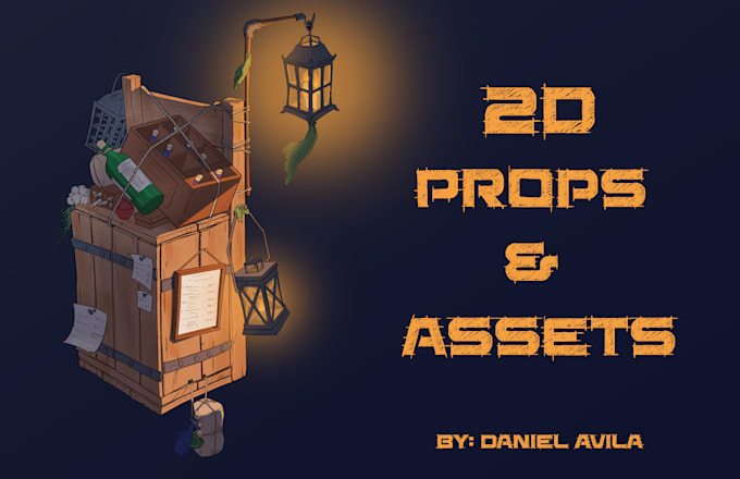 Bestseller - design awesome 2d game art, props, items, objects and assets