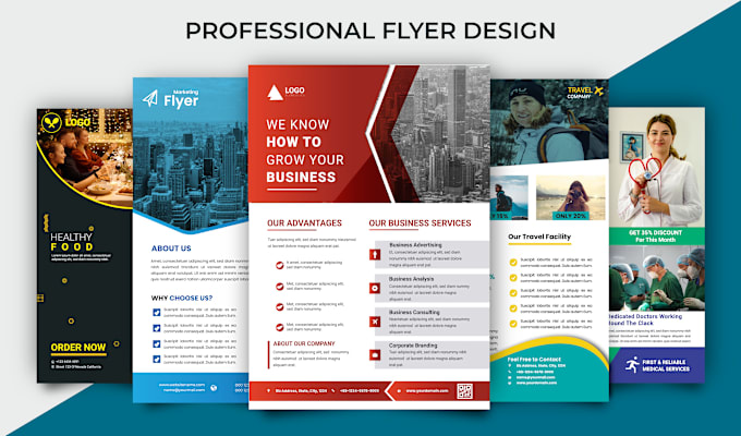 Gig Preview - Corporate professional business flyer design pamphlet booklet flyer post 24 hrs