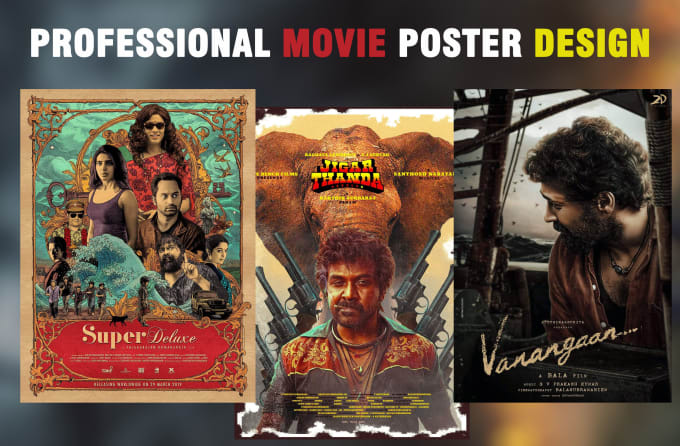 Gig Preview - Design a professional movie poster, film poster