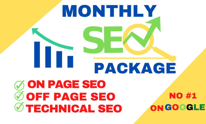 Gig Preview - Do complete monthly SEO package for website ranking