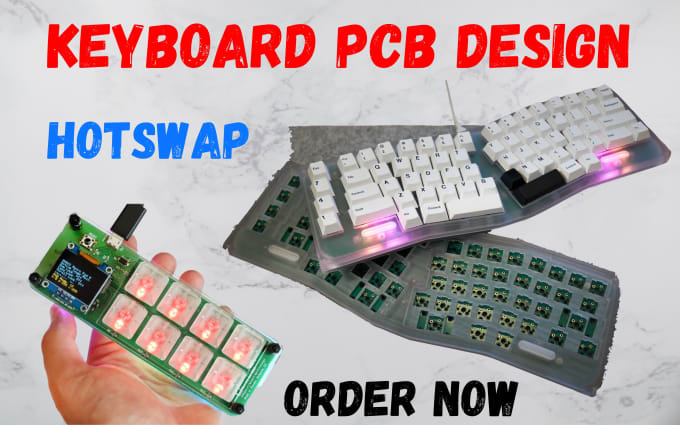 Gig Preview - Pcb design for mechanical keyboards