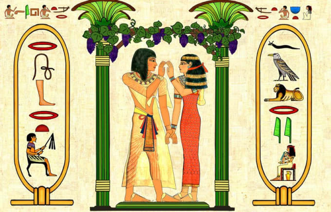 Gig Preview - Translitarete your text into egyptian hieroglyph in printable PDF and png format