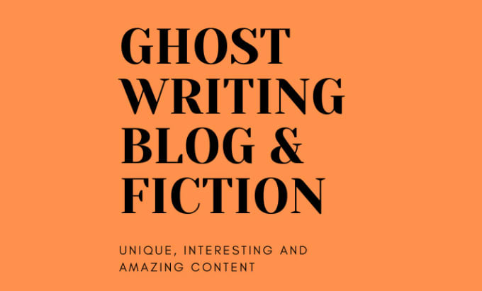 Gig Preview - Ghostwrite unique content stories and notes for you