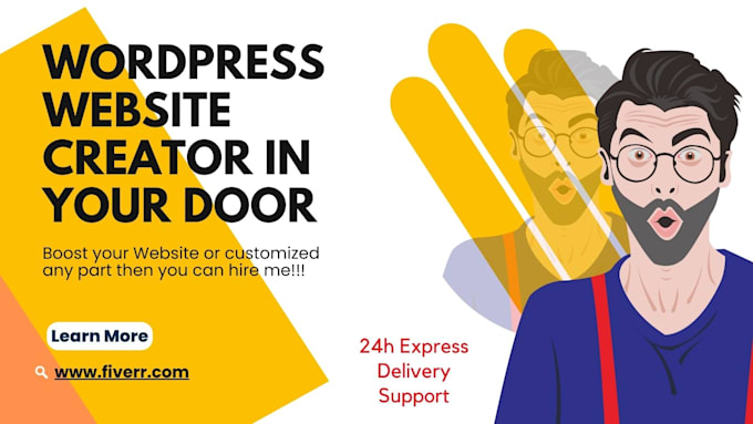 Gig Preview - Do customize and create wordpress website
