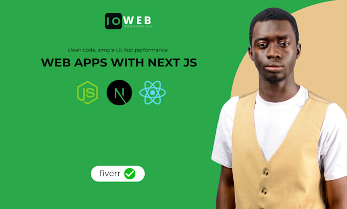 Gig Preview - Develop a web app for you with nextjs javascript