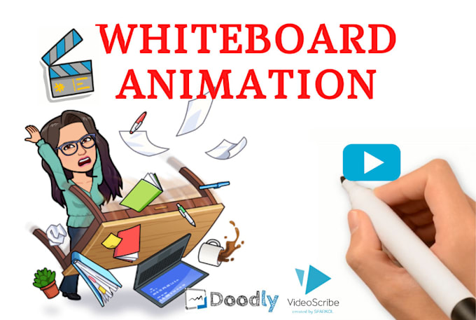 Gig Preview - Create whiteboard animation explainer video