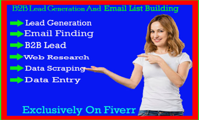 Gig Preview - Do b2b lead generation and email list building