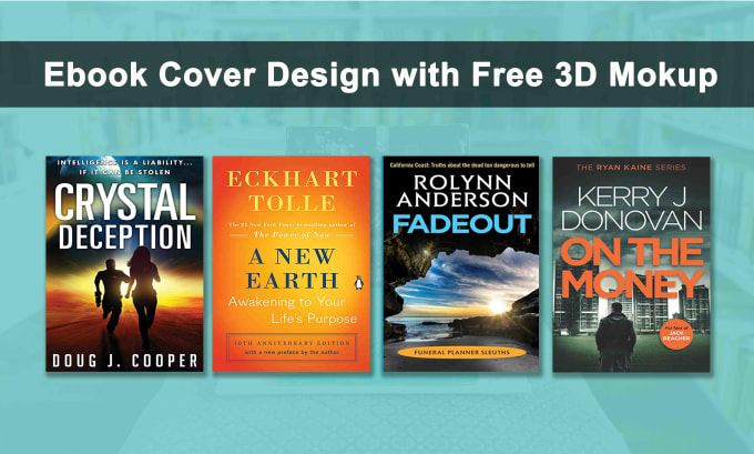 Gig Preview - Create ebook covers and amazon kindle covers with 3d mockups