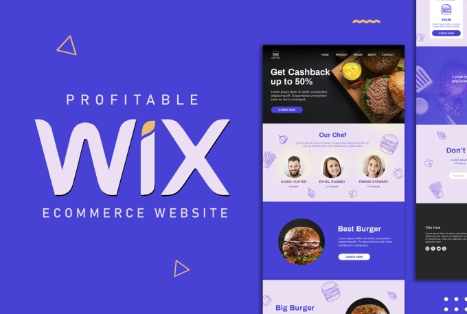 Gig Preview - Do wix website design, wix website redesign and wix ecommerce website