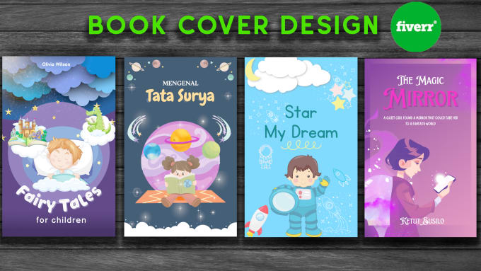 Gig Preview - Design amazon KDP book cover, fix design, notebook interior