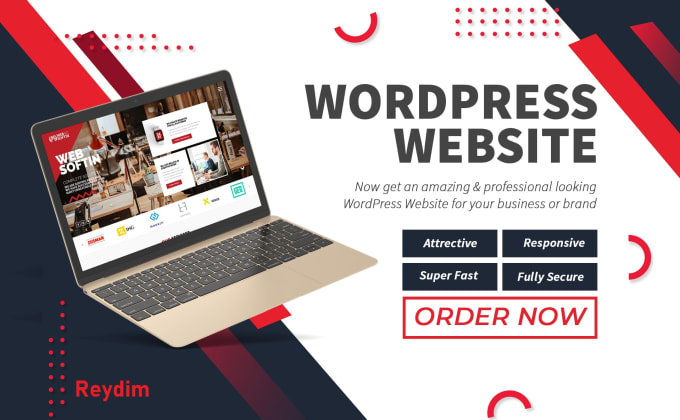 Gig Preview - Build modern and responsive wordpress website design