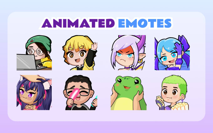 Gig Preview - Animate emotes stickers for your channel