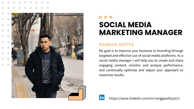 Gig Preview - Be your professional social media marketing manager