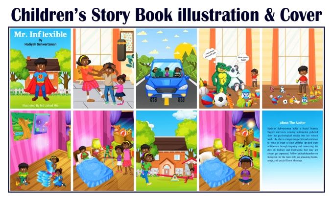 Gig Preview - Do children story book illustration or children book illustration and cover