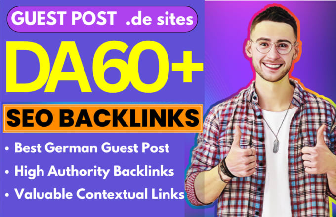 Gig Preview - Do dofollow backlinks guest post on high da dr sites