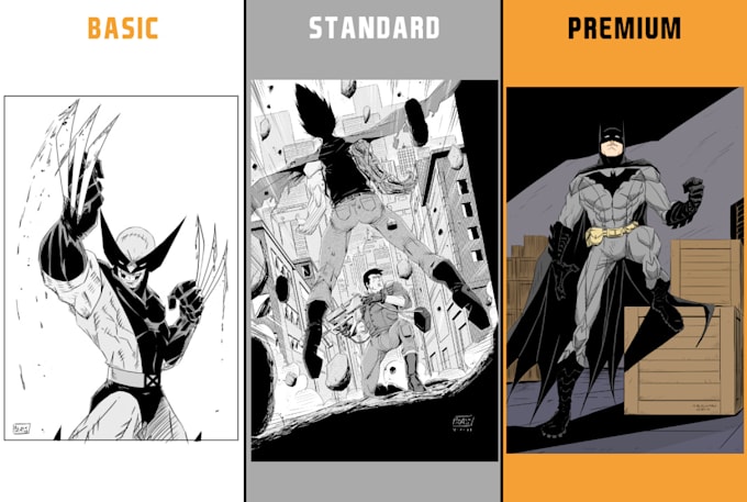 Gig Preview - Draw superheroes and superheroines