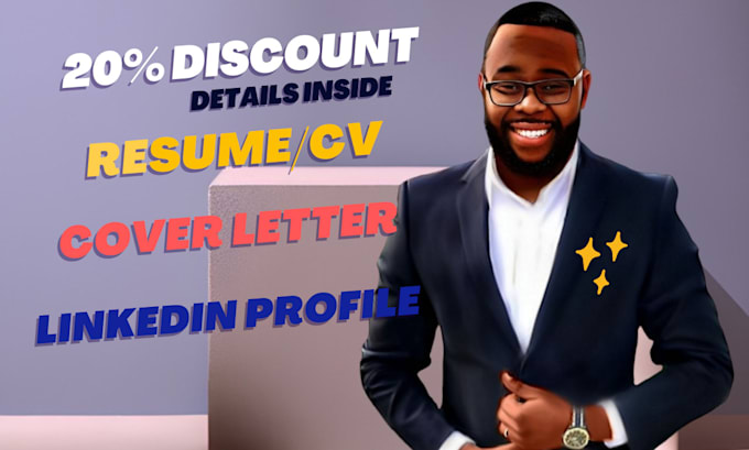 Gig Preview - Write a professional resume, cover letter, and linkedin profile