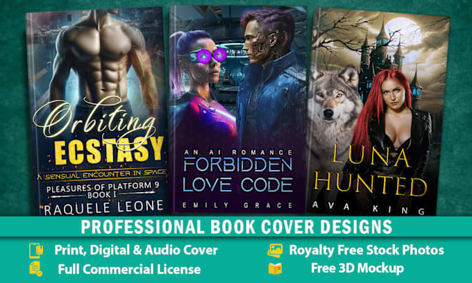 Gig Preview - Design fantasy book cover, fantasy ebook cover within 12 hrs