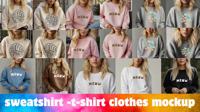 Gig Preview - Do sweatshirts tshirt clothes new mockups HD