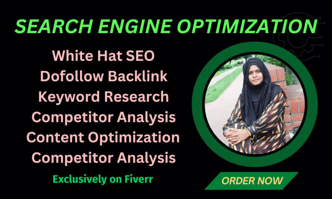 Gig Preview - Do white hat seo service