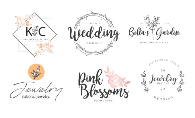 Gig Preview - Design unique feminine elegant logo