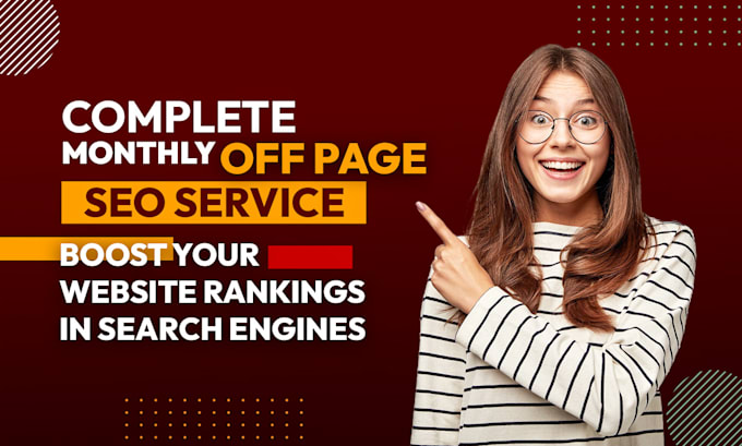 Bestseller - do monthly off page SEO service using authority white hat dofollow backlink