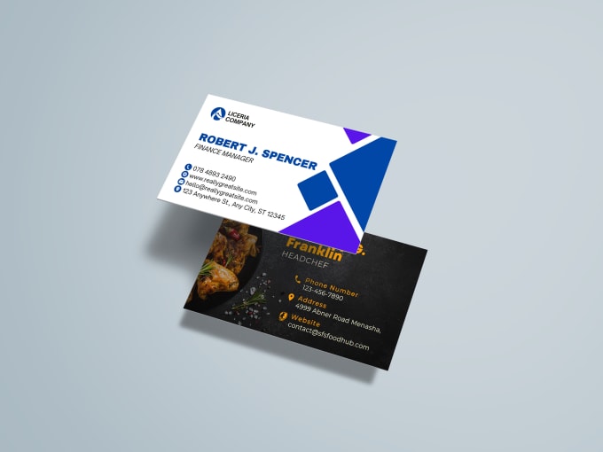 Gig Preview - Design double side modern business card