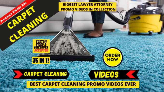 Gig Preview - Provide carpet cleaners video or carpet cleaning video ads