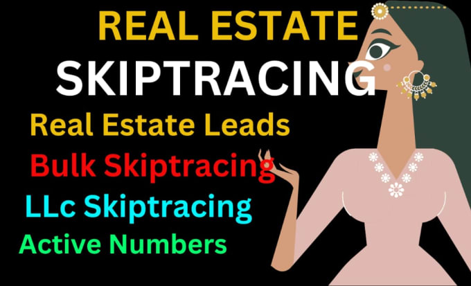 Gig Preview - Do skiptracing for real estate and bulk skiptracing