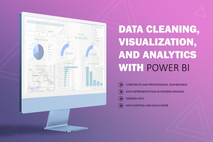 Gig Preview - Make your data speak through beautiful and insightful dashboards with power bi