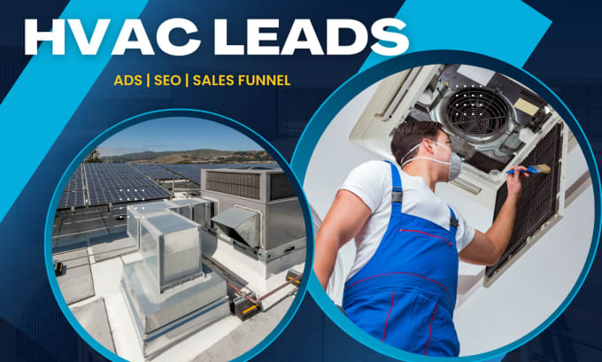 Gig Preview - Generate quality hvac leads, hvac seo, sales funnel