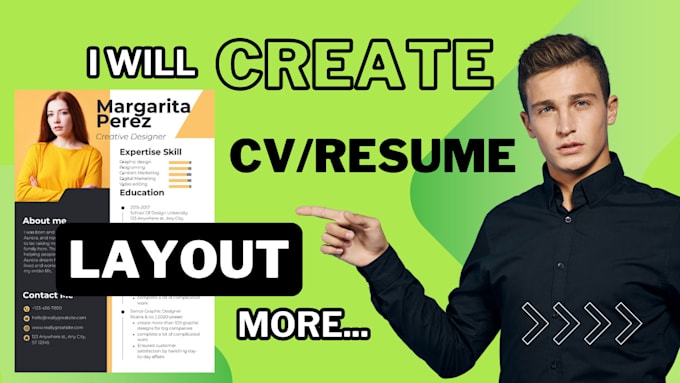 Gig Preview - Do professional resume CV  design and layout services