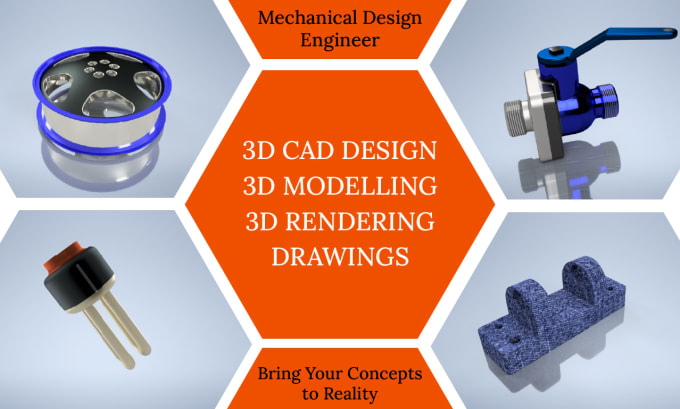 Gig Preview - Do 3d cad design and product design on inventor professional