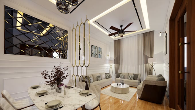 Gig Preview - Do 3d home interior design and rendering