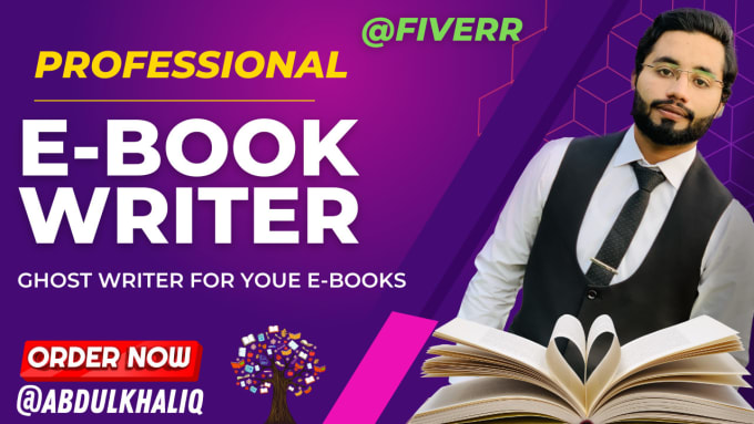 Gig Preview - Be your perfect ghostwriter, an ebook writer