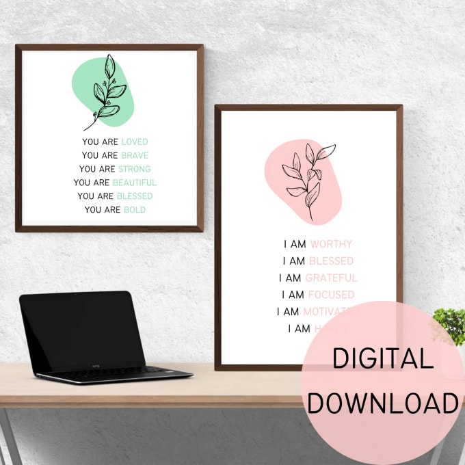 Gig Preview - Create digital printable wall art