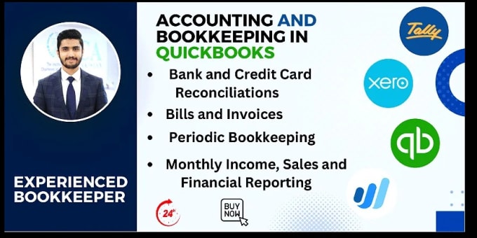 Bestseller - do accounting and bookkeeping in quickbooks