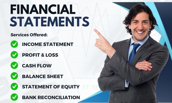 Gig Preview - Make cash flow, income statement, profit and loss, balance sheet as per ifrs