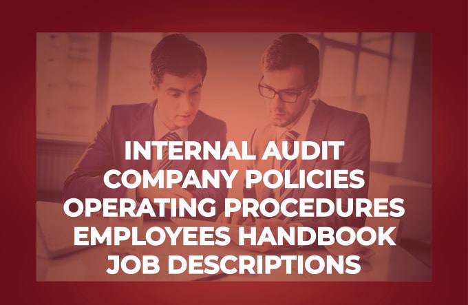 Gig Preview - Assist in internal audit, business policies and employees handbook