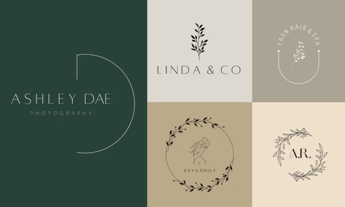 Gig Preview - Design elegant handmade feminine botanical logo