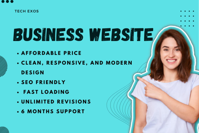 Gig Preview - Develop a professional wordpress business website