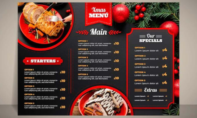 Gig Preview - Design restaurant menu, food menu and digital menu