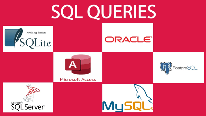 Gig Preview - Sql queries for oracle, postgres, sqlite, mysql, ms access, bigquery