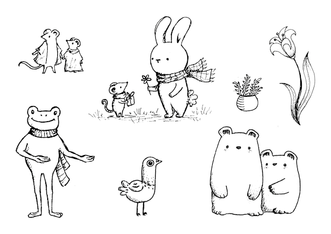 Gig Preview - Make simple illustrations for your children s book or other projects