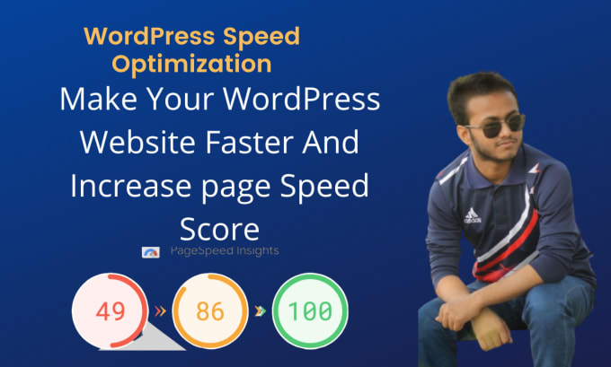 Gig Preview - Wordpress speed optimization for google page speed insight