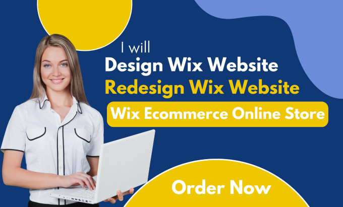 Gig Preview - Design or redesign wix website or wix ecommerce online store