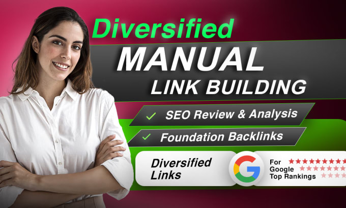 Gig Preview - Create white hat manual monthly seo backlinks for top google rankings